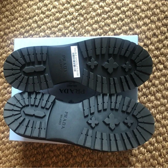 Prada Double Chocolate Platform Loafers Size 39 - Picture 4 of 9